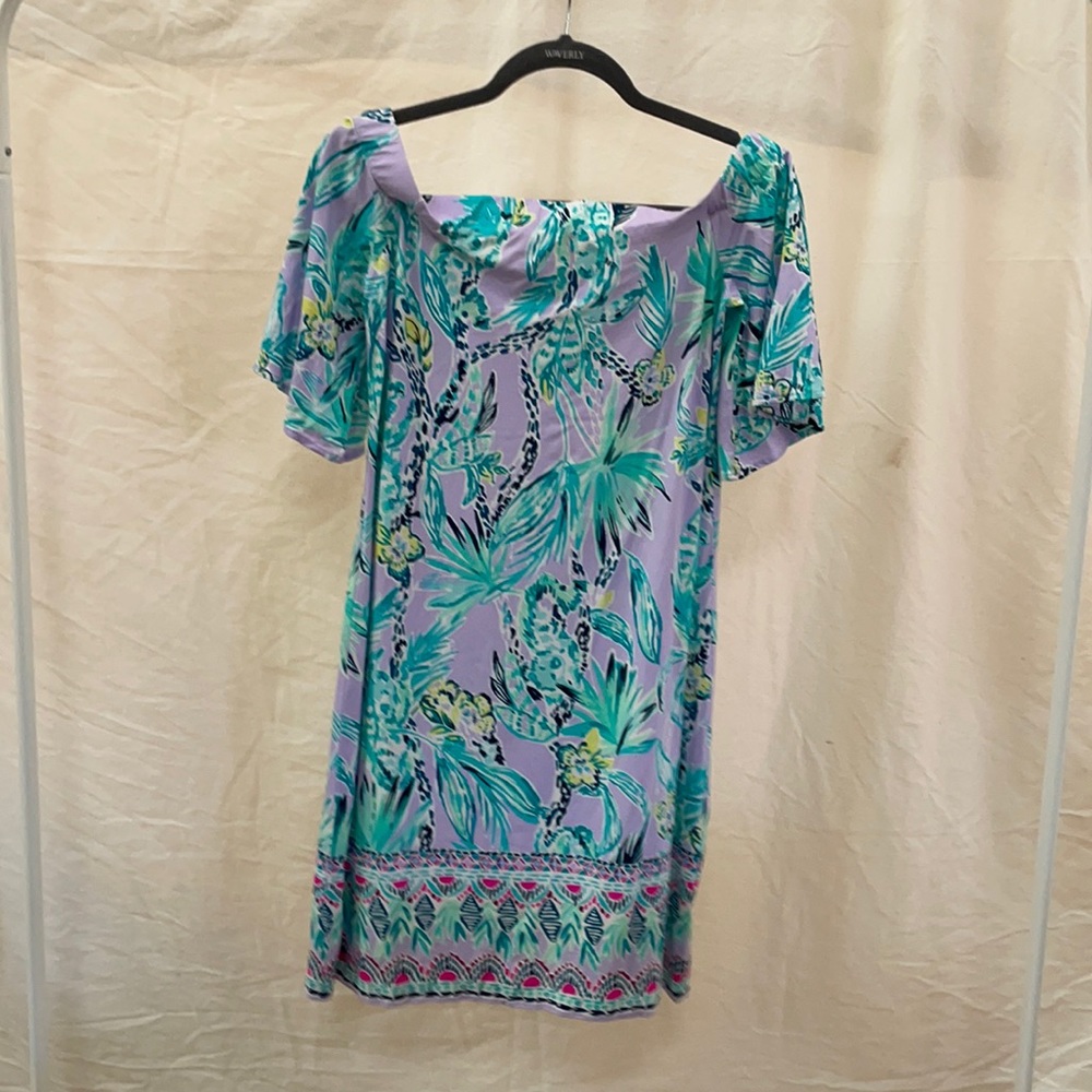 Lilly Pulitzer off the shoulder dress
